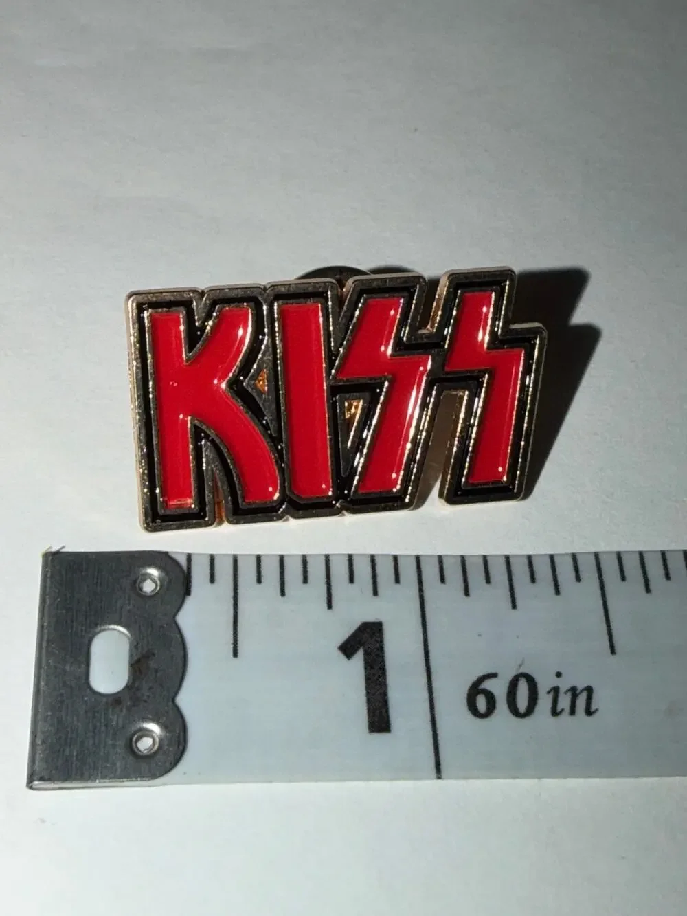 KISS Band Pin Brooch
